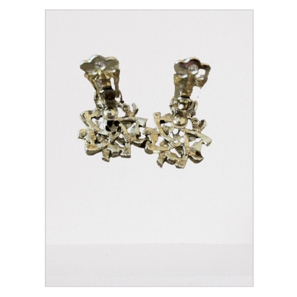 Coro signed vintage clip back earrings m - Picture 3 of 4